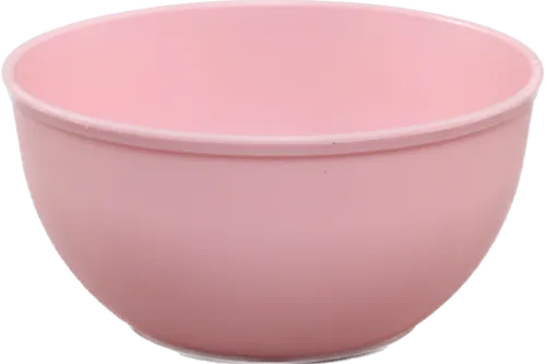 Small Pink Plastic Serving Bowl