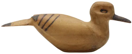 Hand Carved Light Wood Duck Decoy