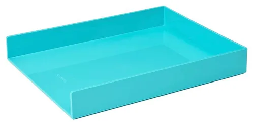 Aqua Blue Letter Tray