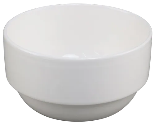 White Stackable Cereal Bowl