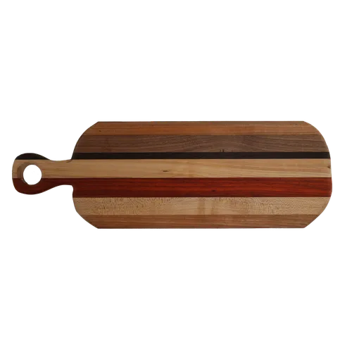 Colourful Grains Wood Cutting Board