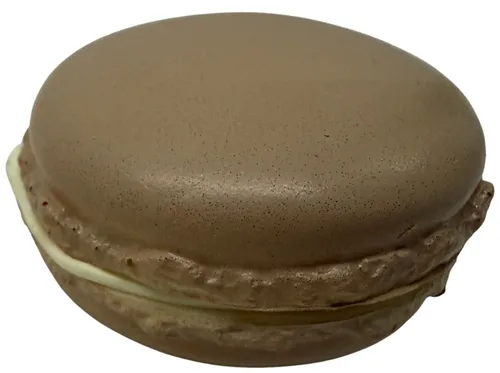 Artificial Light Brown Chocolate Macaron