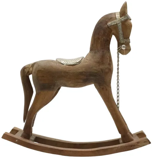 Dark Wood Rocking Horse
