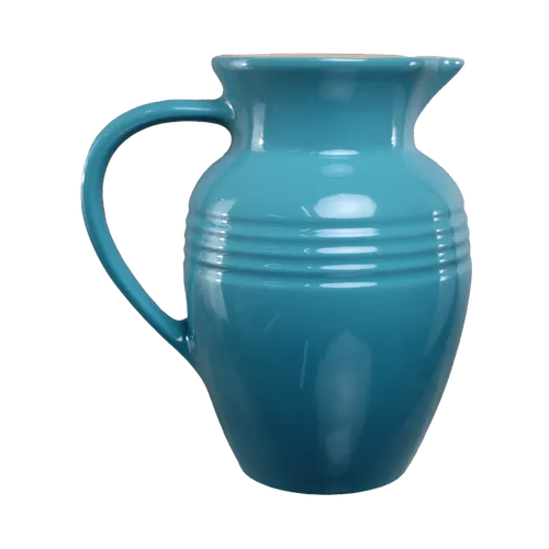 Cortana Blue Ceramic Pitcher