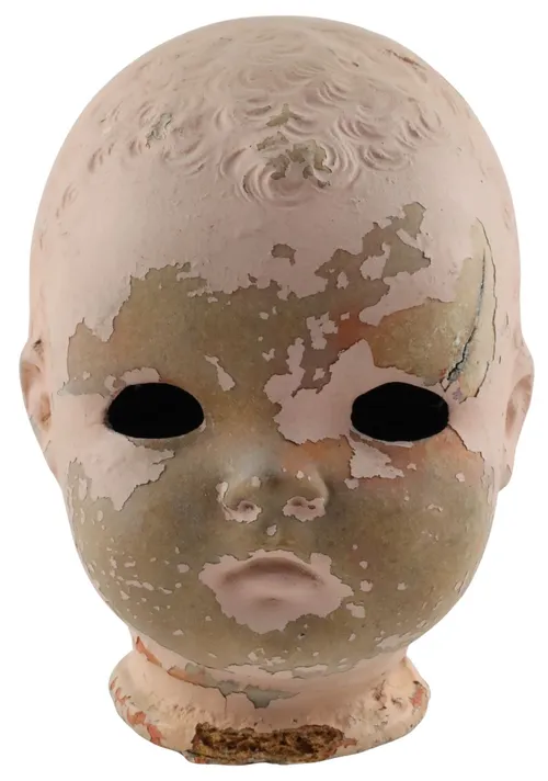 Antique Composition Doll Head - I