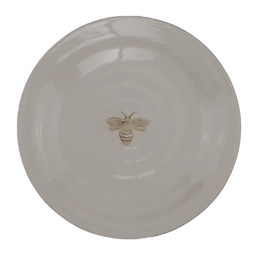 White Bumblebee Side Plate
