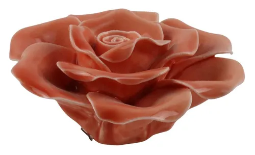 Coral Ceramic Flower - Small