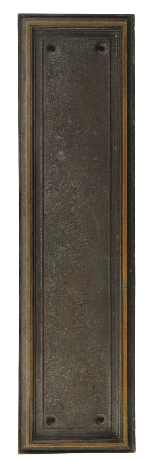 Antique Wrought Bronze Door Plate