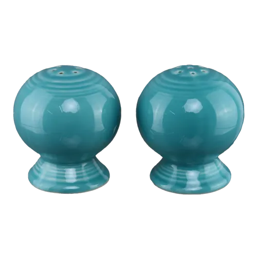 Turquoise Blue Ceramic Salt & Pepper Set