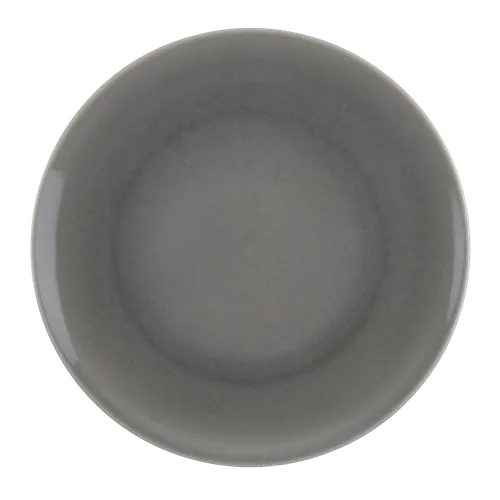 Taupe Grey Crackle Dinner Plate