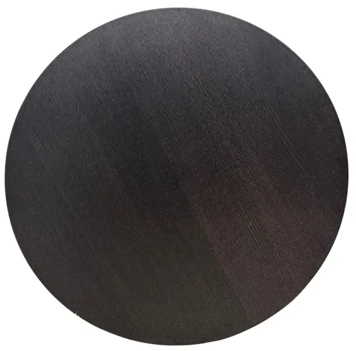 Dark Wood Grain Round Table Top
