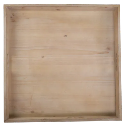 Natural Wood Decorative Tray