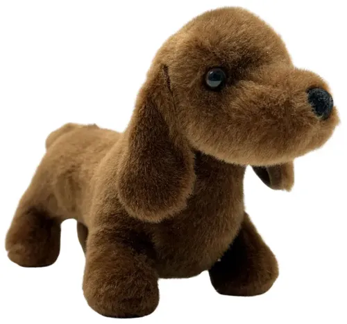 Brown Dachshund Dog Stuffed Animal