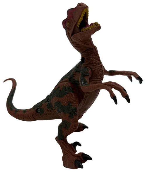  Brown & Black Spotted Deinonychus Dinosaur