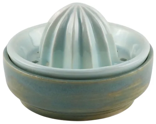 Blue Ceramic Pottery Juicer