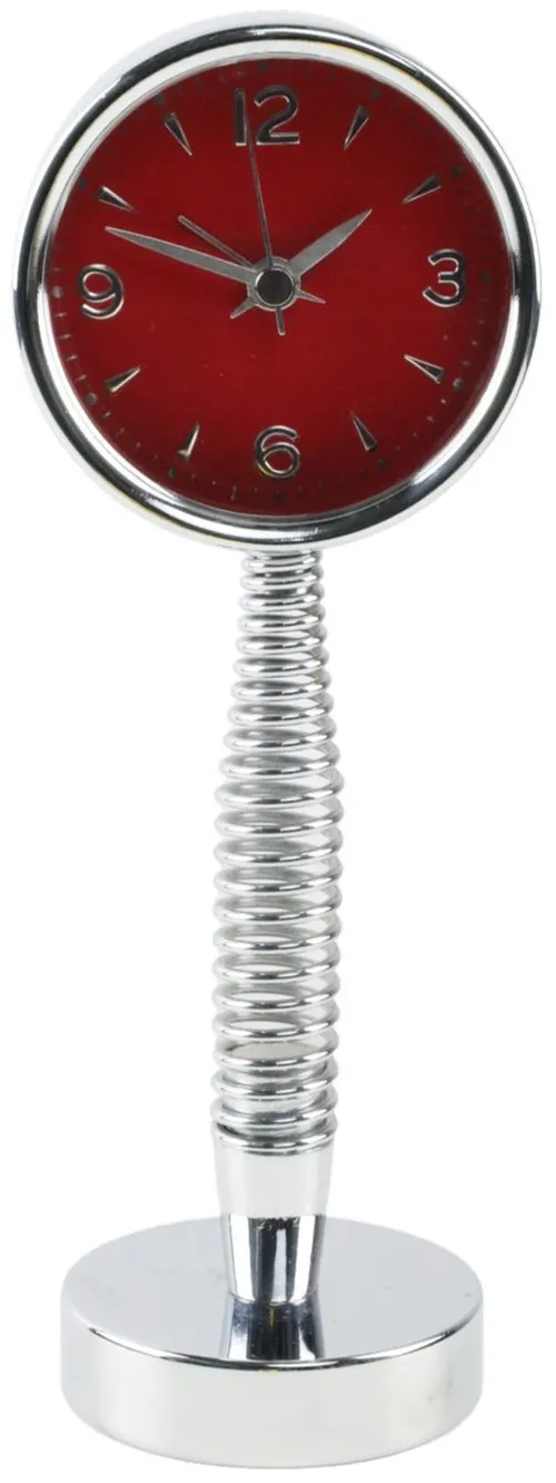 Red Alarm Clock On Spring 