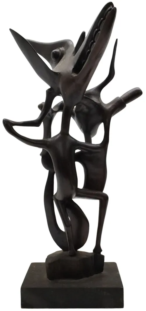 Carved Wood Makonde Sculpture