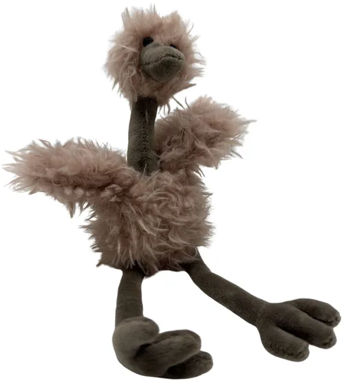 Dusty Pink Stuffed Ostrich Plush
