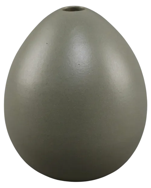 Laurel Green Ceramic Egg Vase
