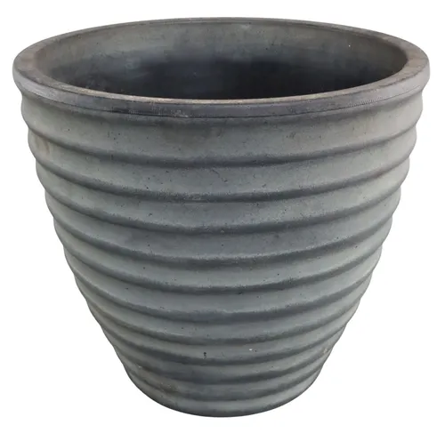 Fibreglass Ribbed Plant Pot