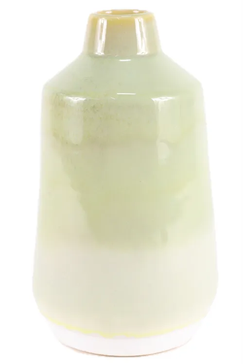 Cinereous Green Ceramic Vase