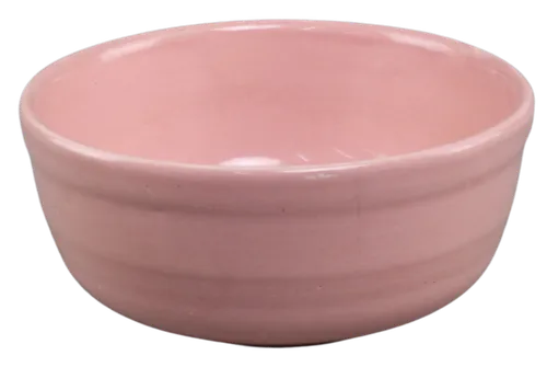 Pink Ceramic Serving Bowl