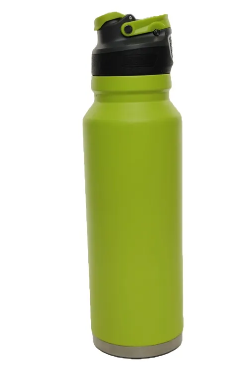 Lime Green Metal Water Bottle