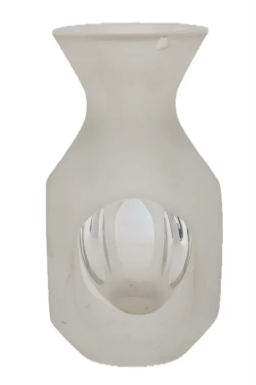 Frosted Glass Globe Window Vase