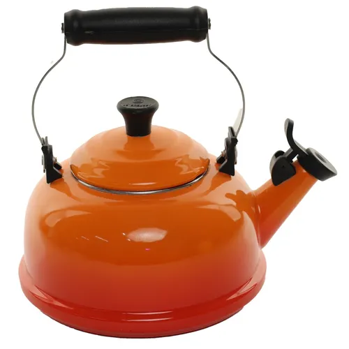 Gradient Orange Enamelled Kettle