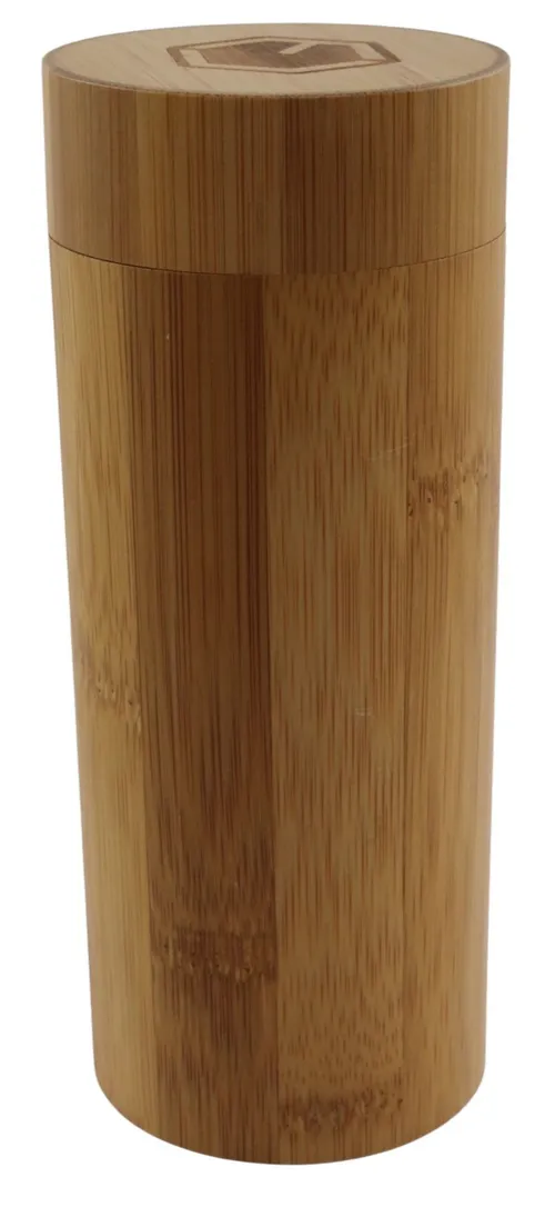 Round Bamboo Wood Cylindrical Box With Lid