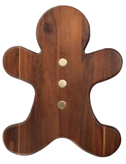 Gingerbread Man Wood Cutting Board