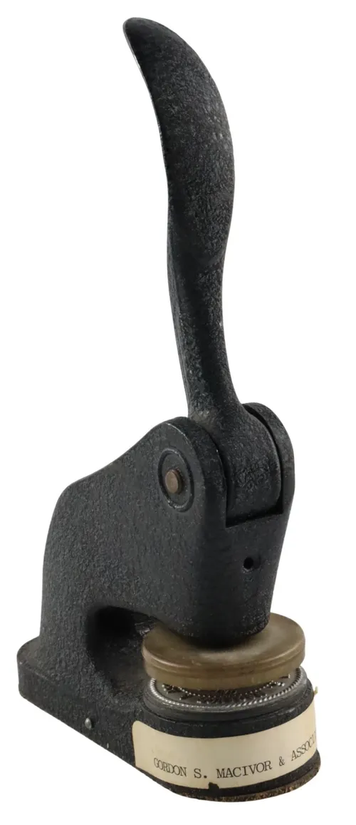 Vintage Cast Iron Seal Press