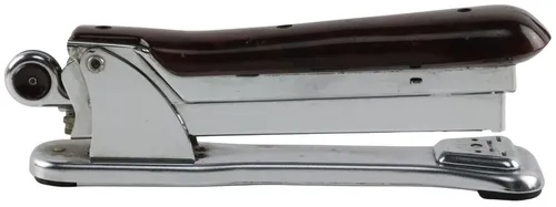 Vintage Brown & Chrome Stapler