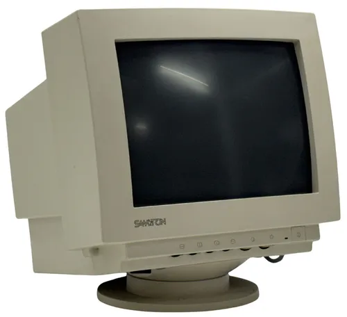 Vintage Cream Computer Monitor