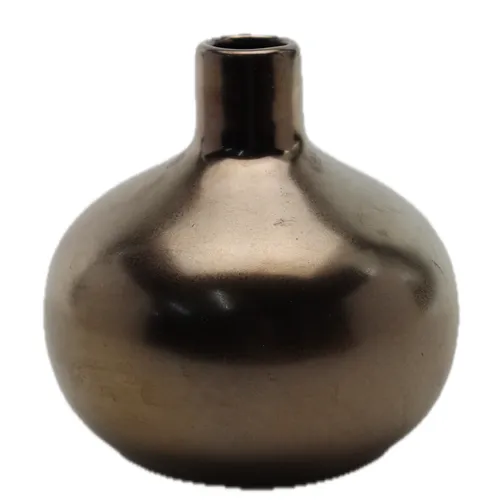 Brushed Gold Goblet Vase