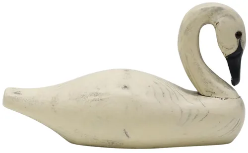 Wood Carved Swan Decoy