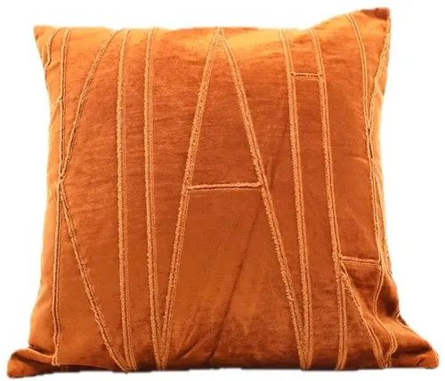 Russet Brown A Throw Pillow
