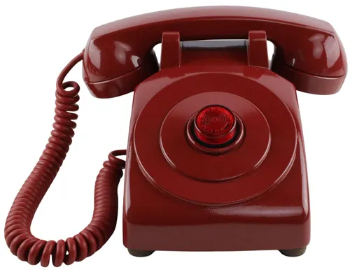 Red Direct Line Flashing Light Telephone