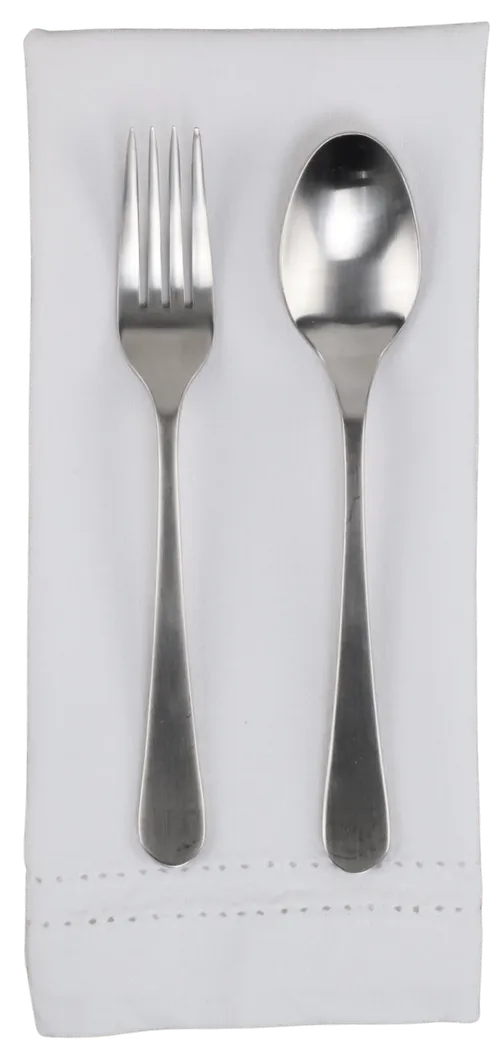 White With Eyelet Trim Napkin