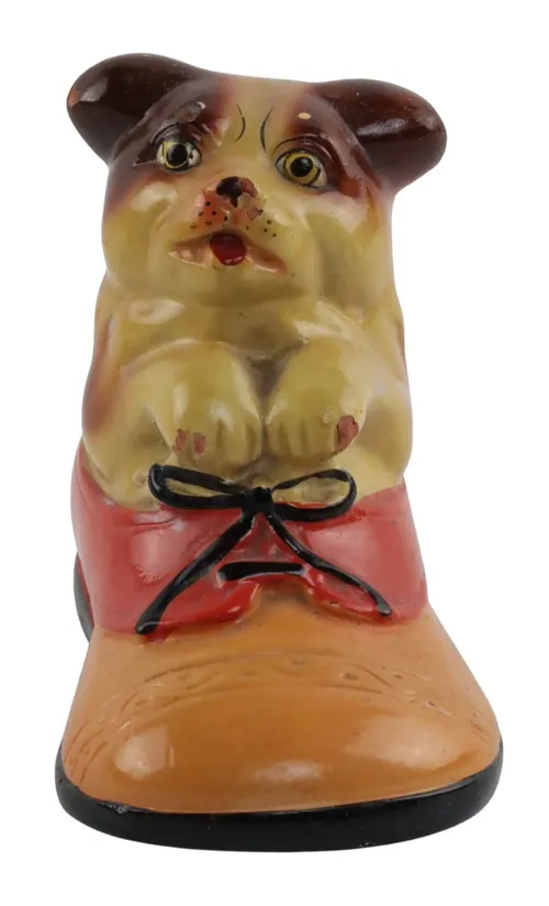 Vintage Dog In A Shoe