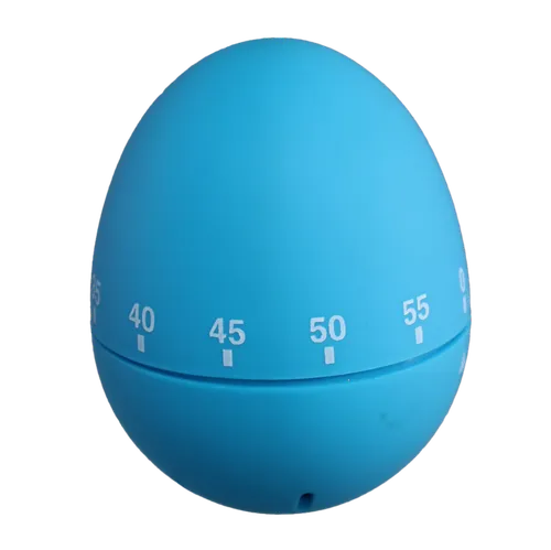 Comic Book Blue Egg Shape Minute Timer