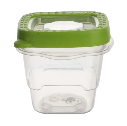 Pickle Green & Clear Reusable Container With Lid - X-Small