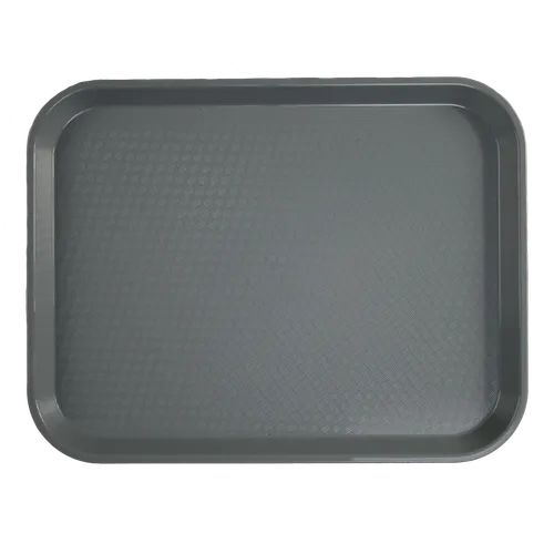Grey Plastic Food Service Tray 