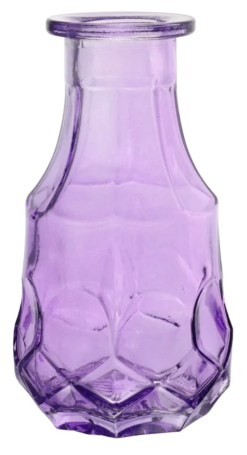Purple Clear Glass Vase Collection - B