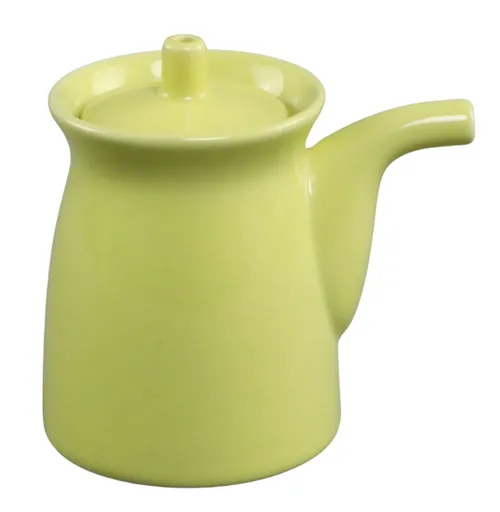 Chartreuse Green Creamer With Lid
