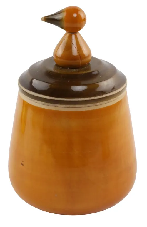 Wood Kuruvi Box With Bird Lid