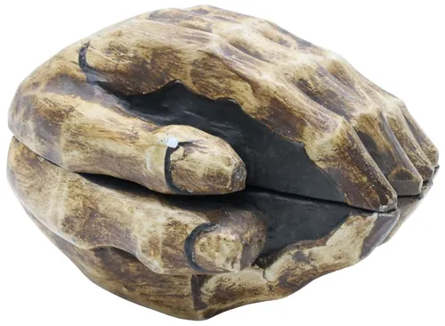 Carved Hands Decorative Box 