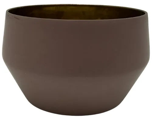 Matte Pink & Gold Candle Holder