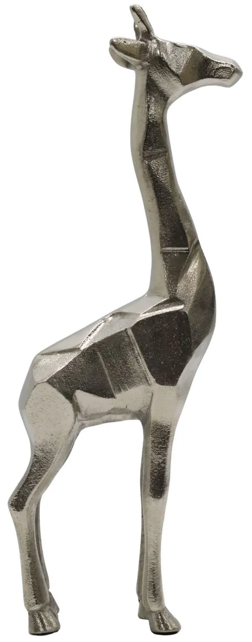 Matte Aluminum Geometric Giraffe