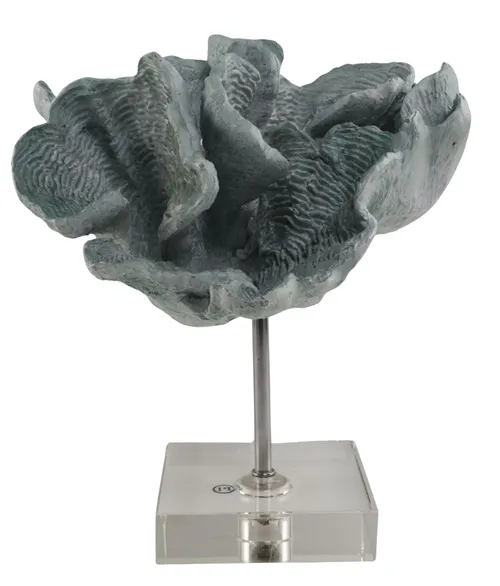 Green Coral On Lucite Base